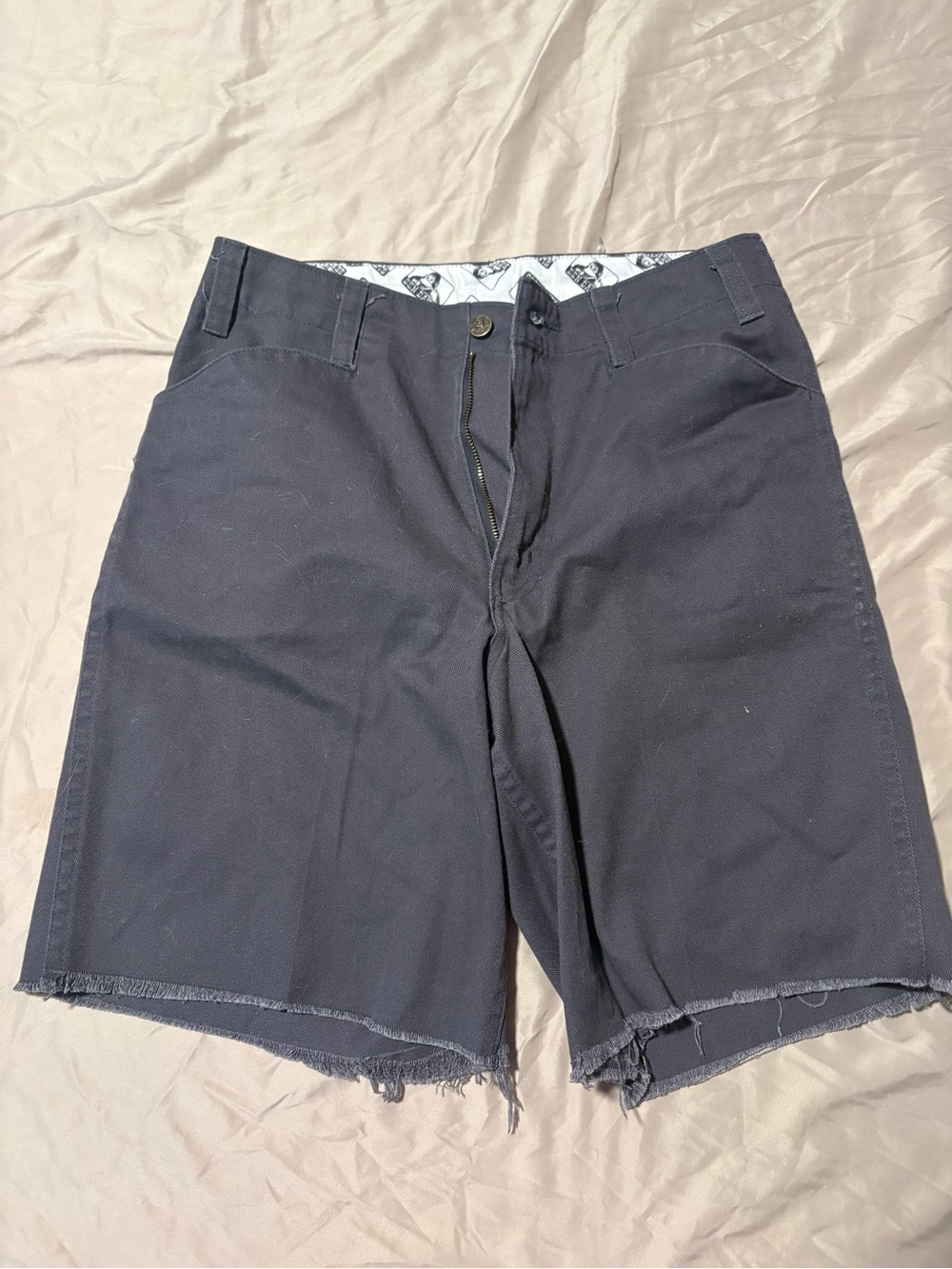 Ben Davis Men's Navy Flat-Front Shorts